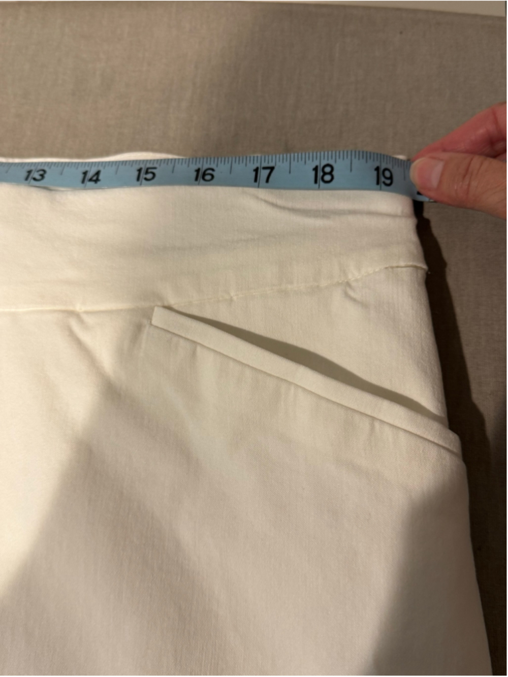 Women's Chico's Perfect Stretch Mini Skort White Size 3X - Picture 9 of 11